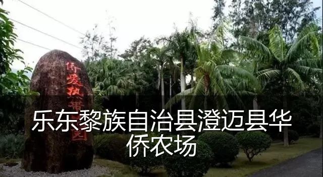 乐东黎族自治县澄迈县华侨农场